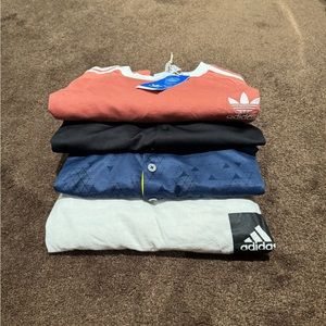 Mens Adidas Tees and Polos Bundle